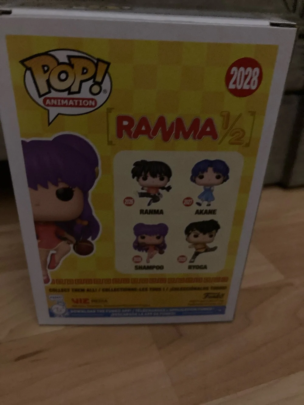Funko Pop! Animation Ranma 1/2 Shampoo Purple Hair Orange Outfit #2028